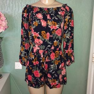 Off the shoulder romper